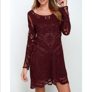 Lulus long sleeve formal dress